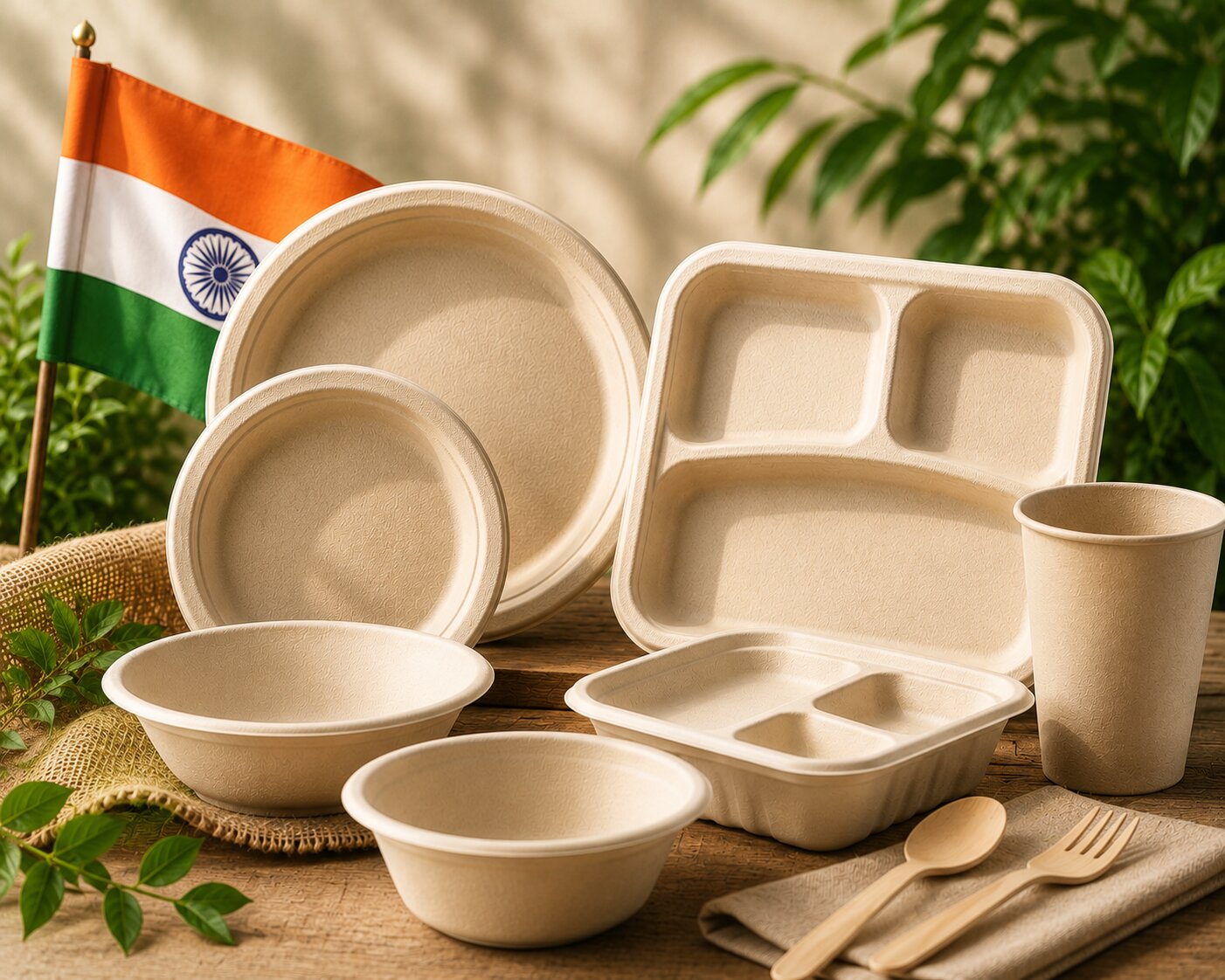 Bagasse Tableware Manufacturer India: The Sustainable Choice for Eco-Friendly Food Packaging - Naturomate Blog