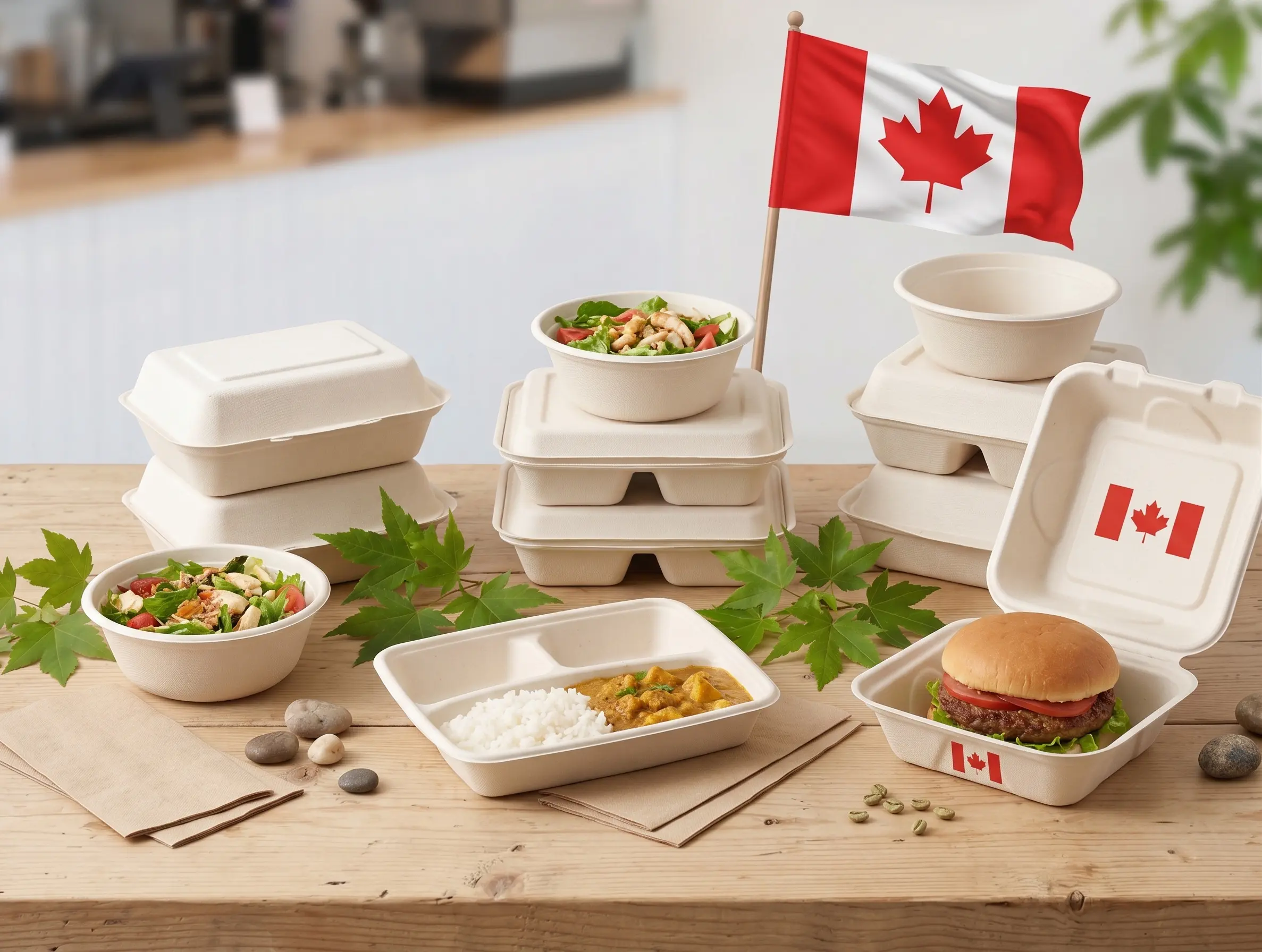 Bagasse Tableware Manufacturer in Canada: Sourcing Eco-Friendly Food Packaging Solutions - Naturomate Green Talk