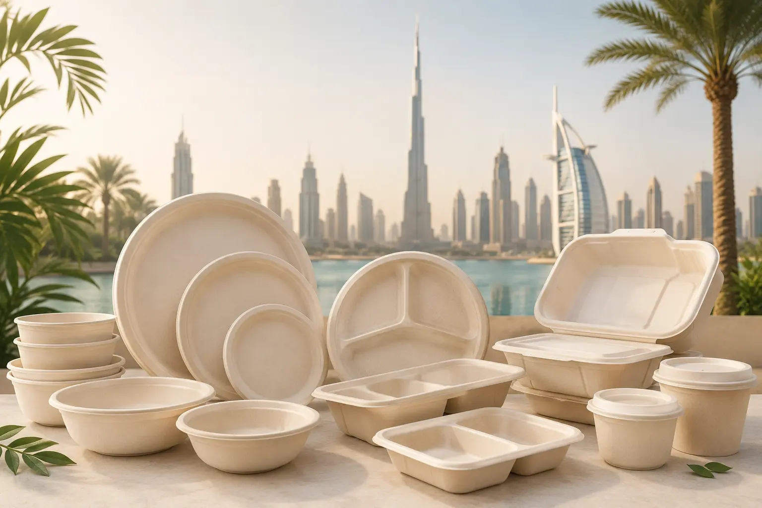 Bagasse Tableware Manufacturer UAE: Eco-Friendly Food Packaging Solutions - Naturomate Blog