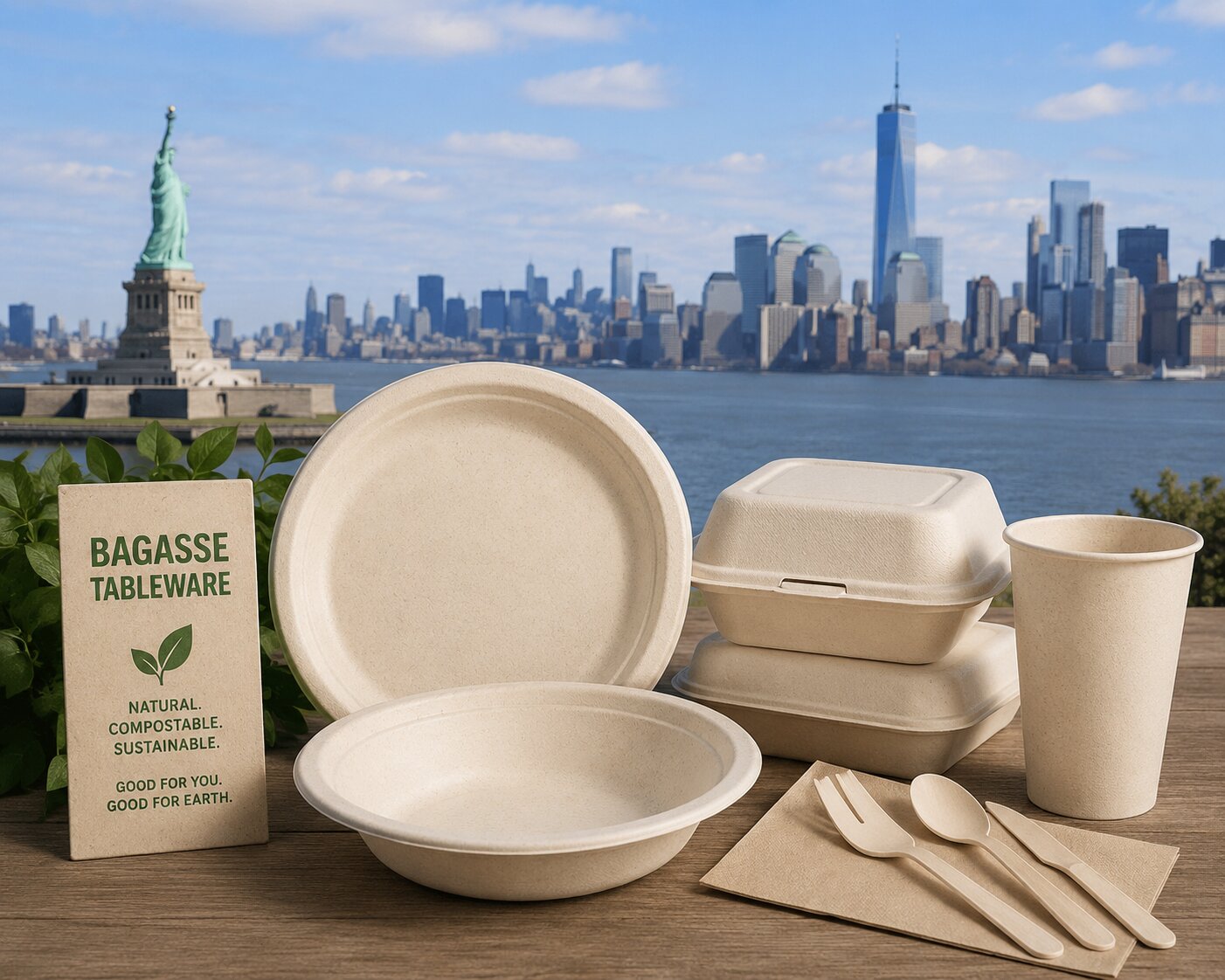Biodegradable Bagasse Plates: The Sustainable Choice Transforming the USA Food Service Industry - Naturomate Blog