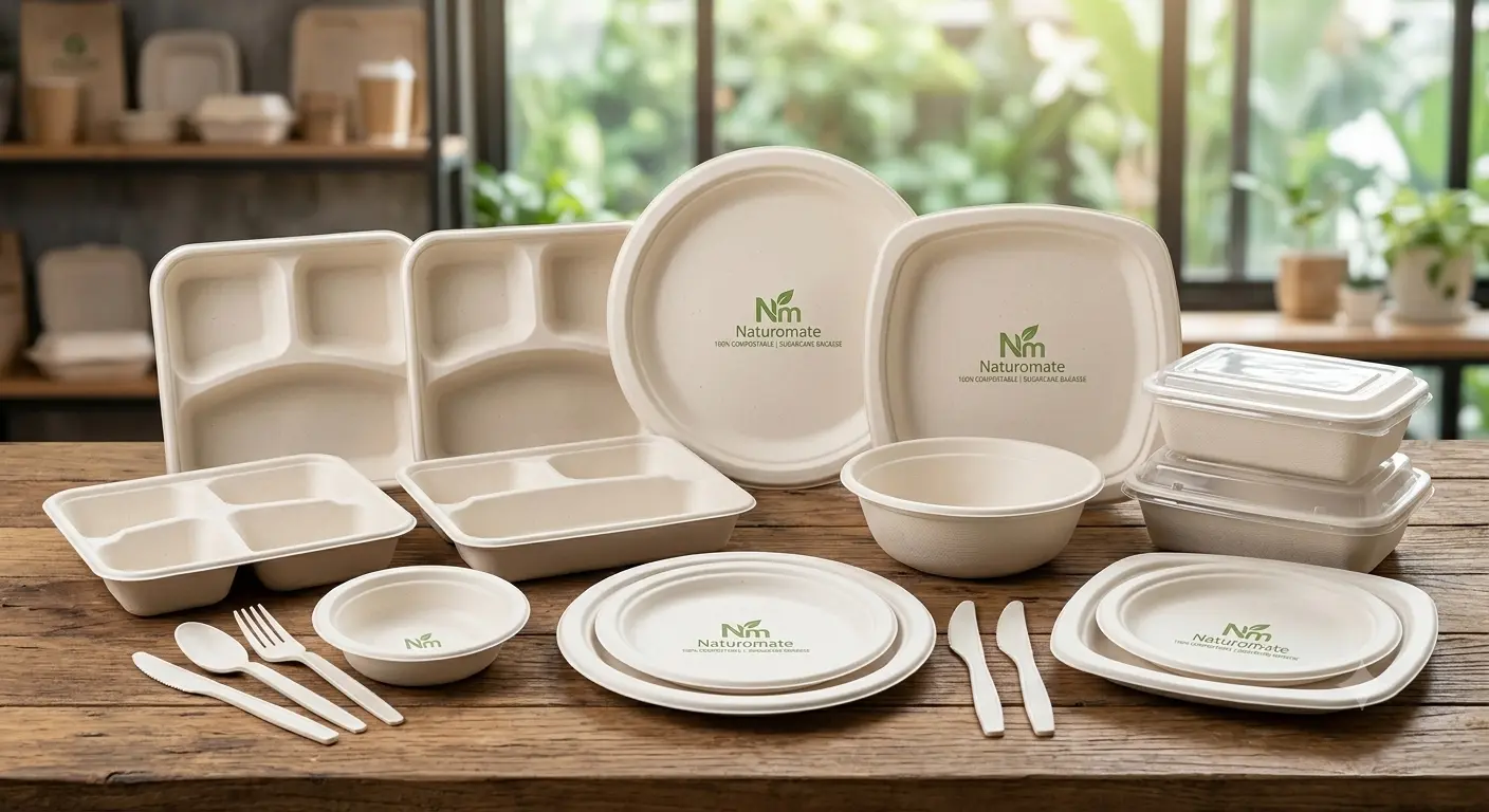 Best Bagasse Products Manufacturer in India | Why Choose Naturomate in 2026 - Naturomate Green Talk