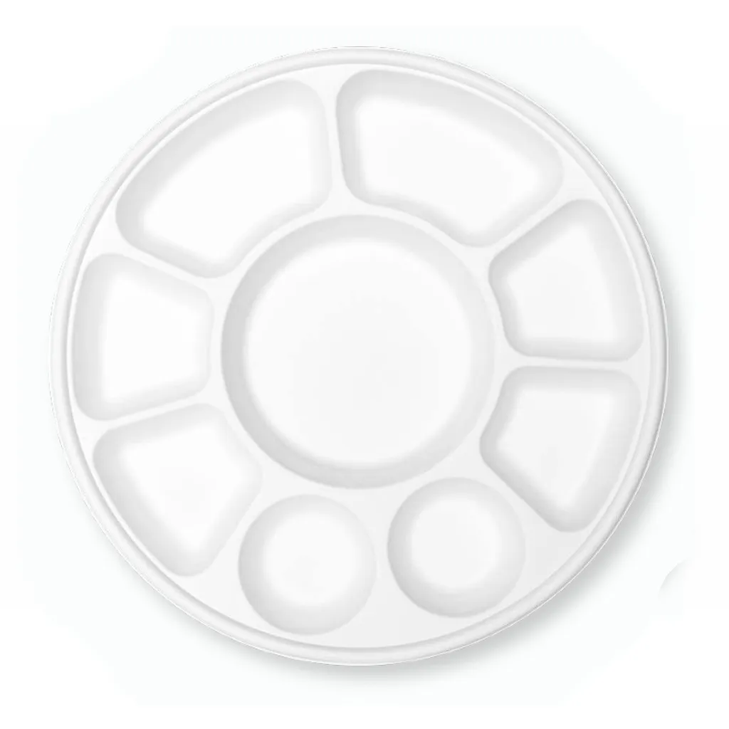 9 Compartment Round Tray Thumbnail