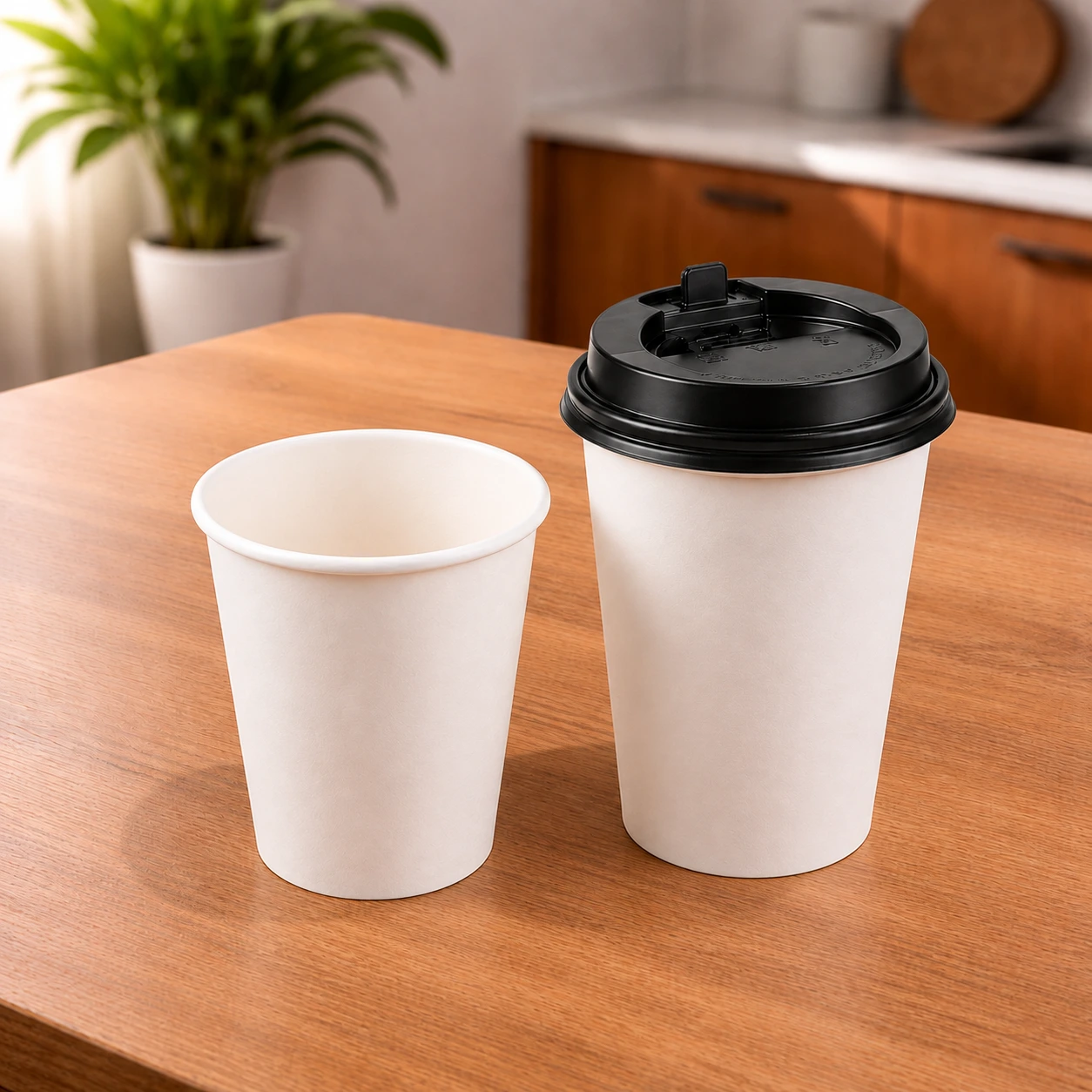 Single Wall Paper Cup - Naturomate Bagasse Tableware