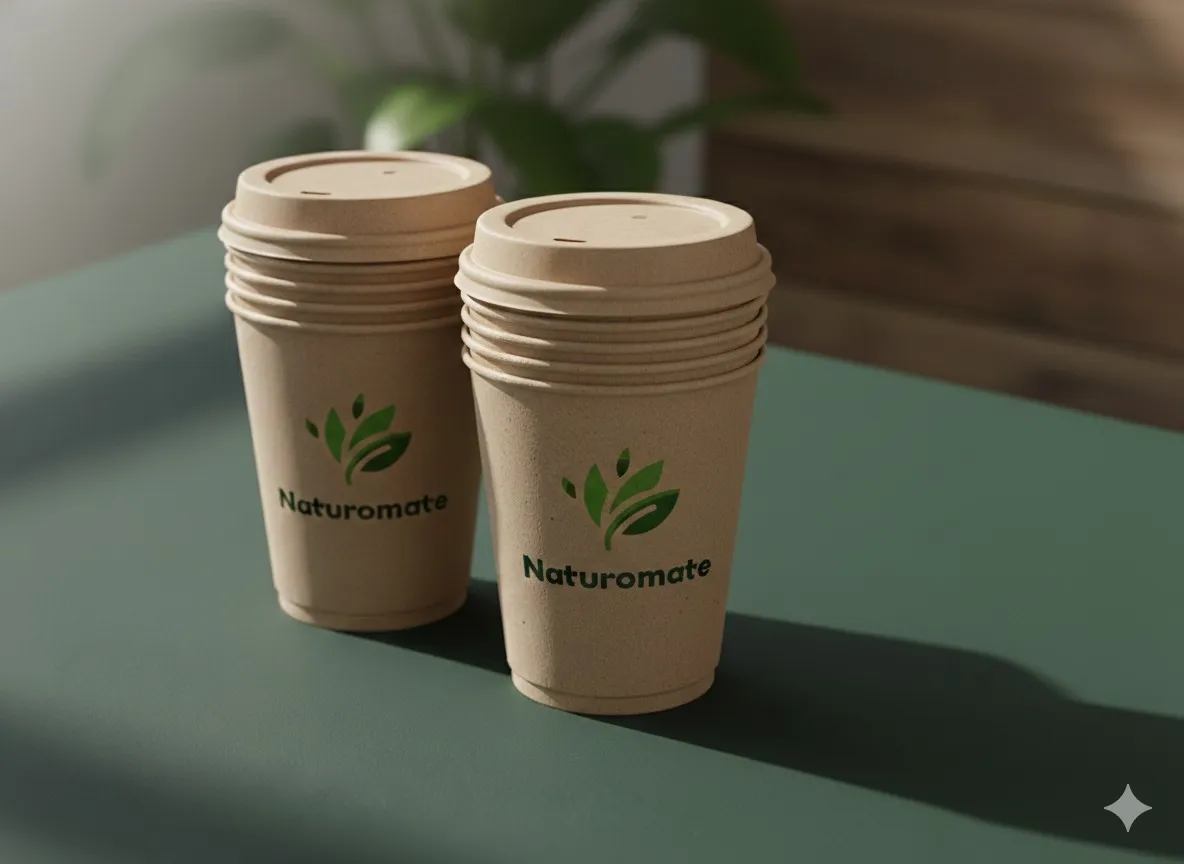 Slipper Lid - Naturomate Bagasse Tableware