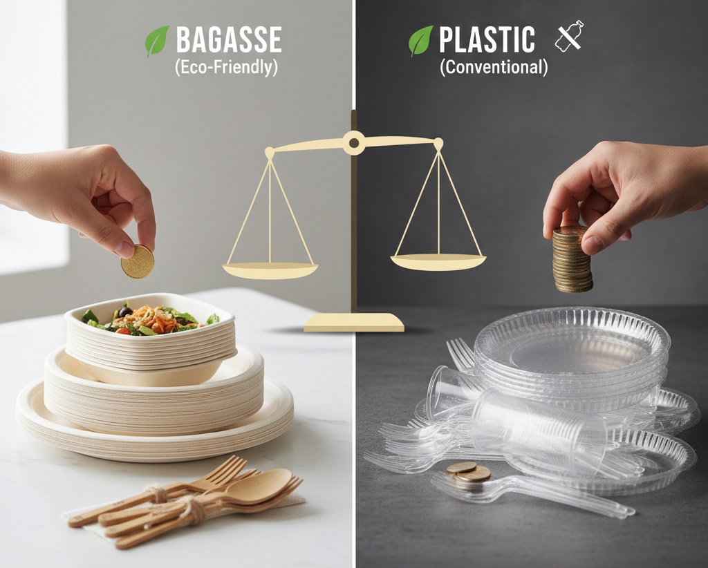 Bagasse vs Plastic: The Real Cost Comparison