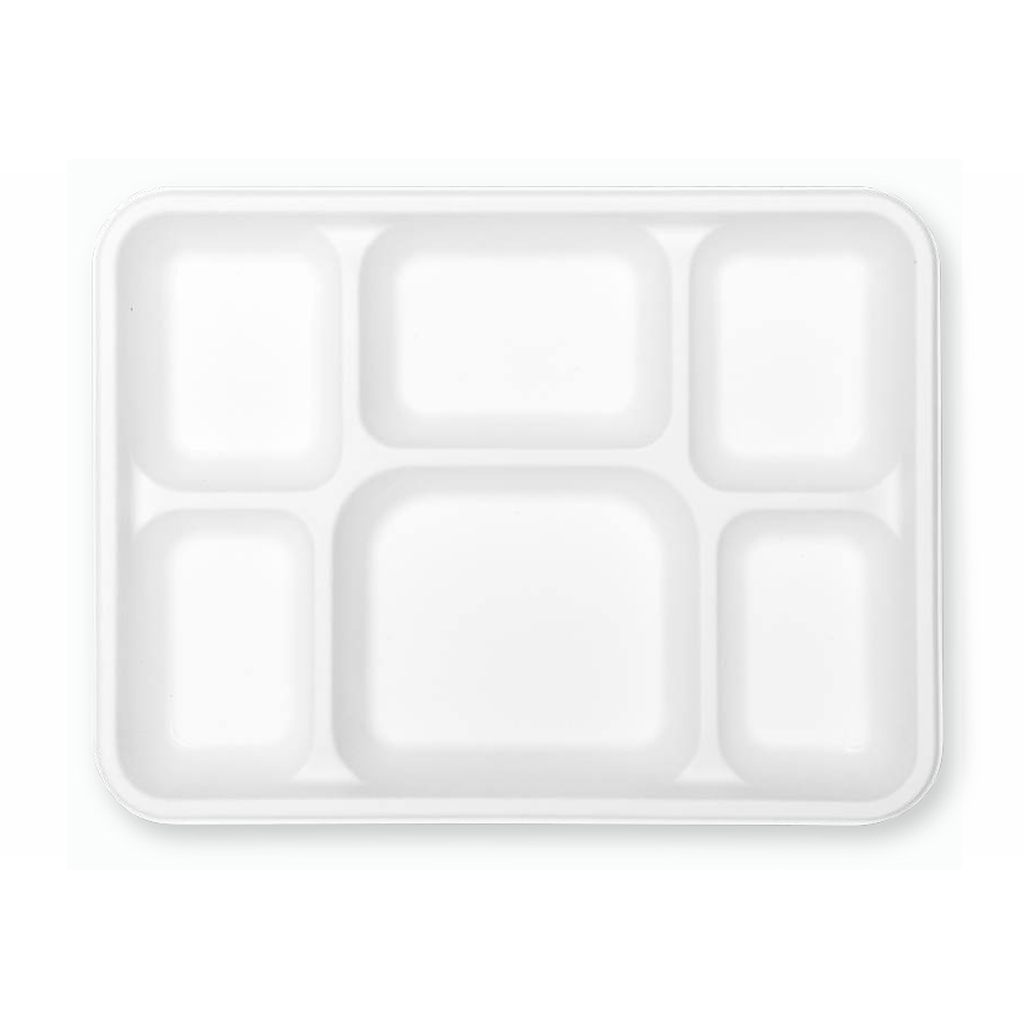 6 Compartment Meal Tray