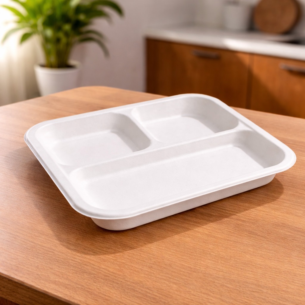 Bagasse Meal Trays