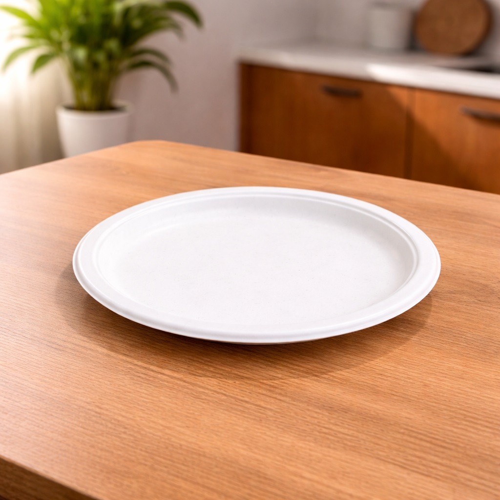 Bagasse Round Plates
